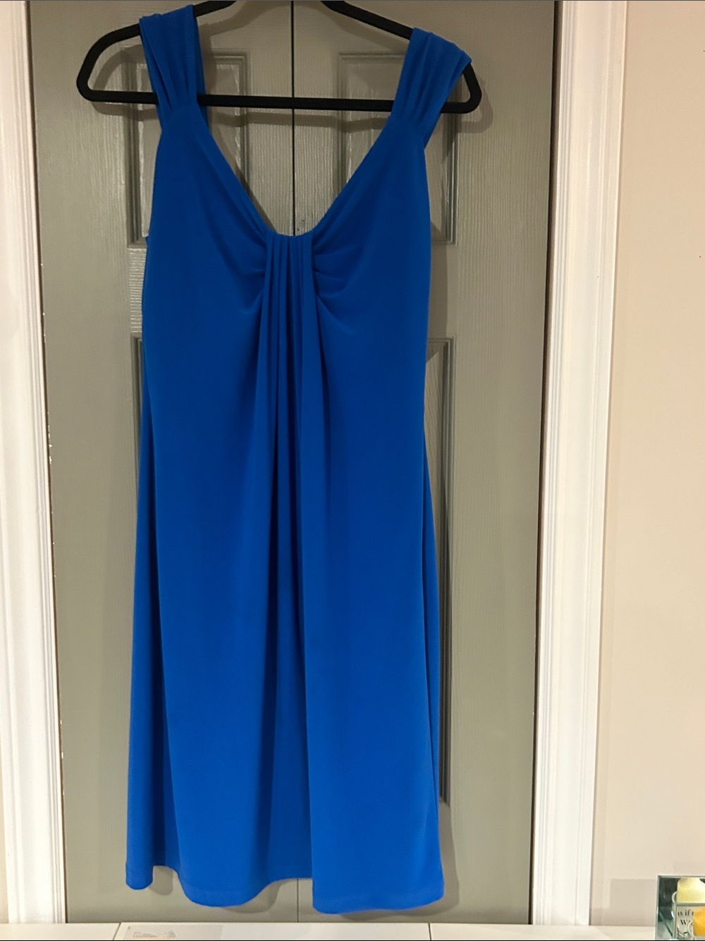 Joseph Ribkoff Elegant Blue Sleeveless Women's Dress